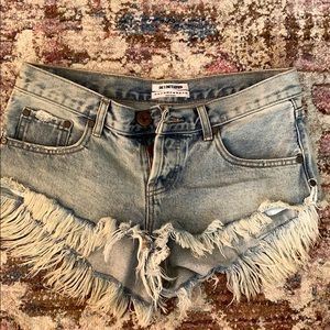 One teaspoon jean shorts!